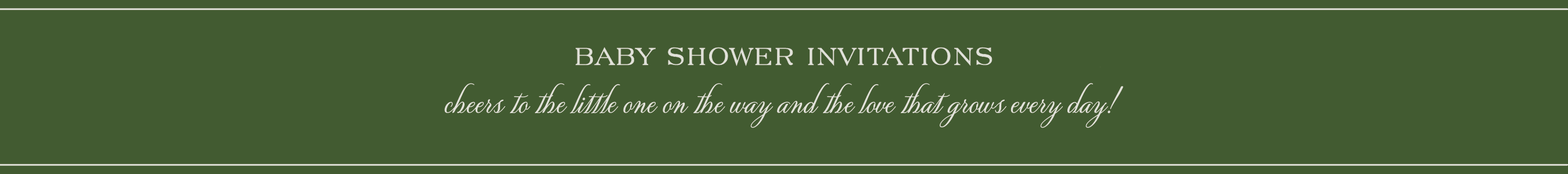 Baby Shower Invitations