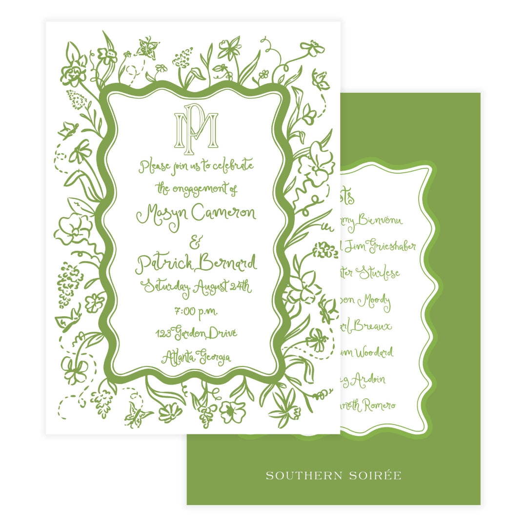 Floral Frame Invitation