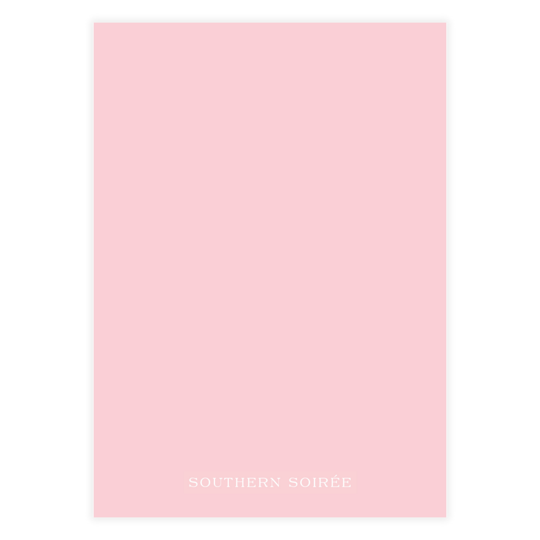 Pink Ribbon and Rose Crest Invitation