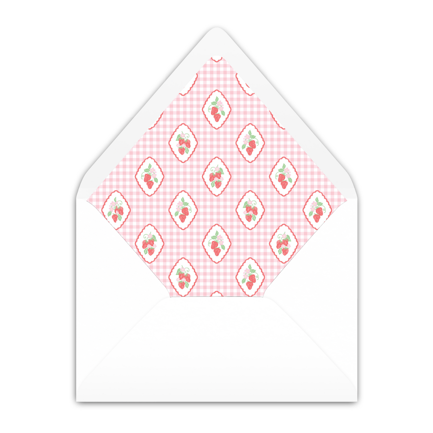Berry Sweet Pre-Filled Scallop Notecard
