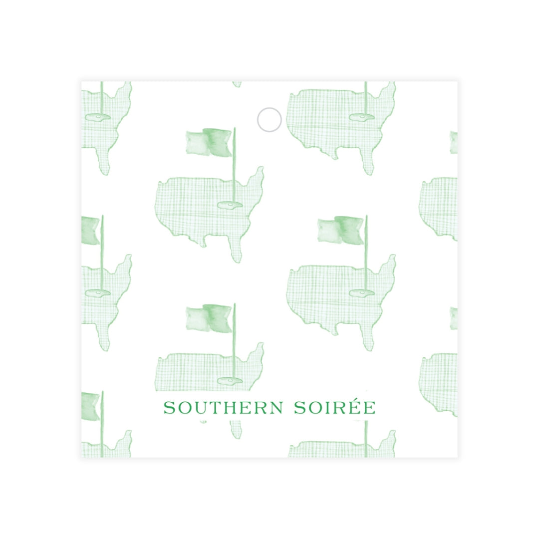 Masters Course Square Favor Tag