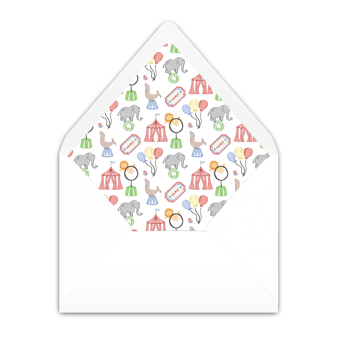 Classic Circus Invitation