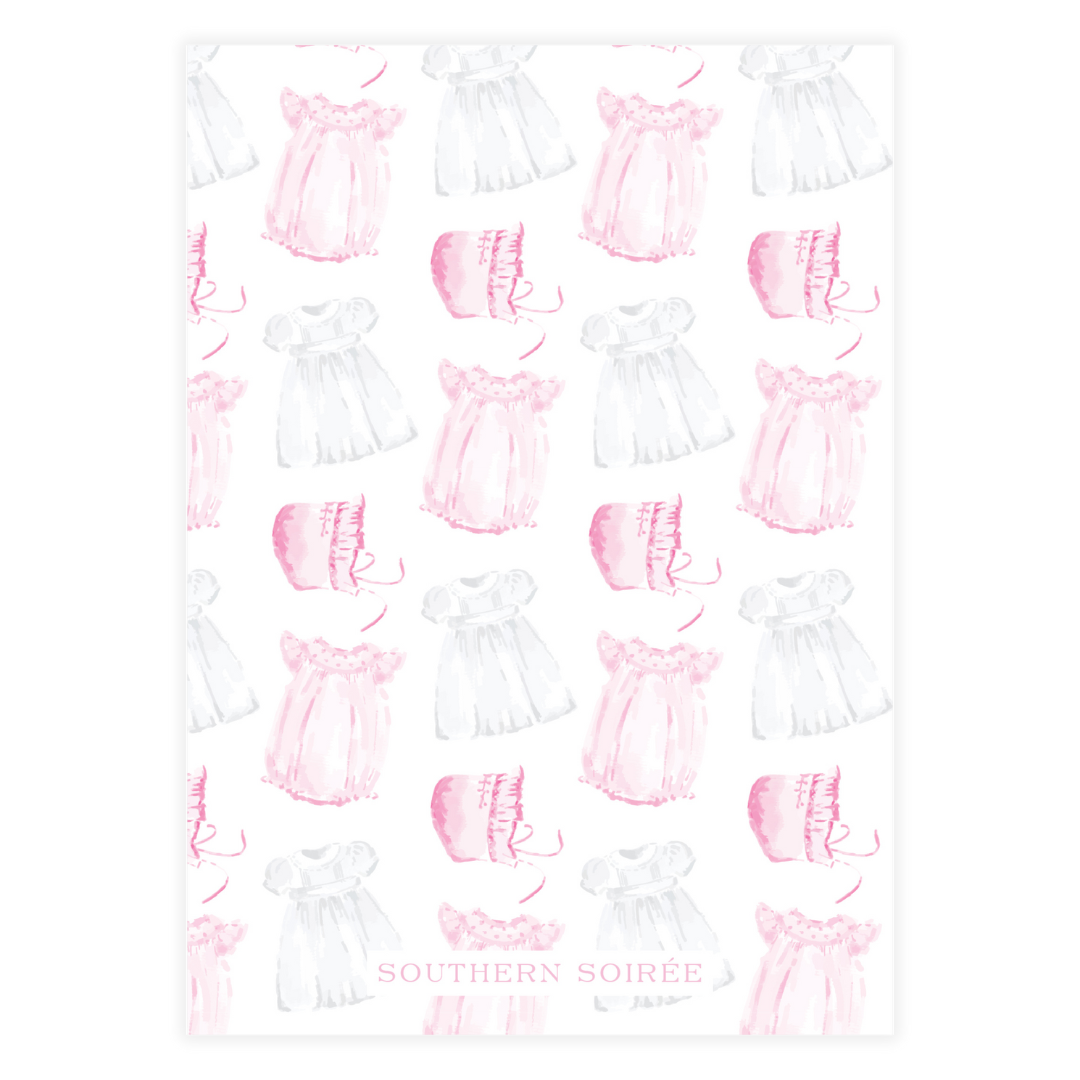 Heirloom Baby Pink Invitation