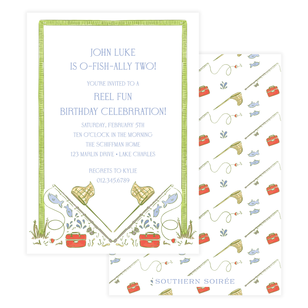 Gone Fishing Invitation