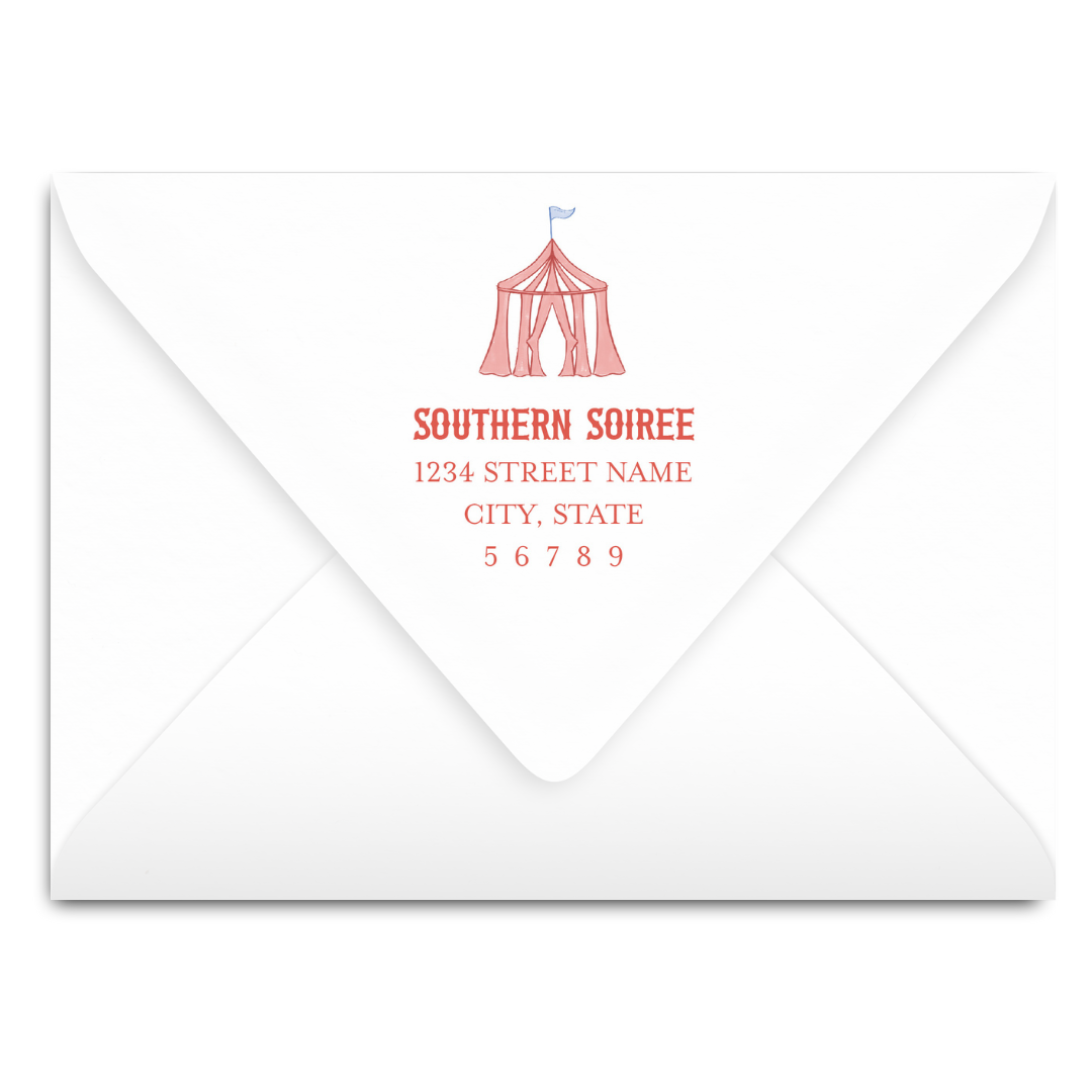 Classic Circus Invitation