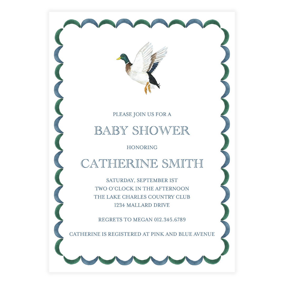 Mallard Invitation