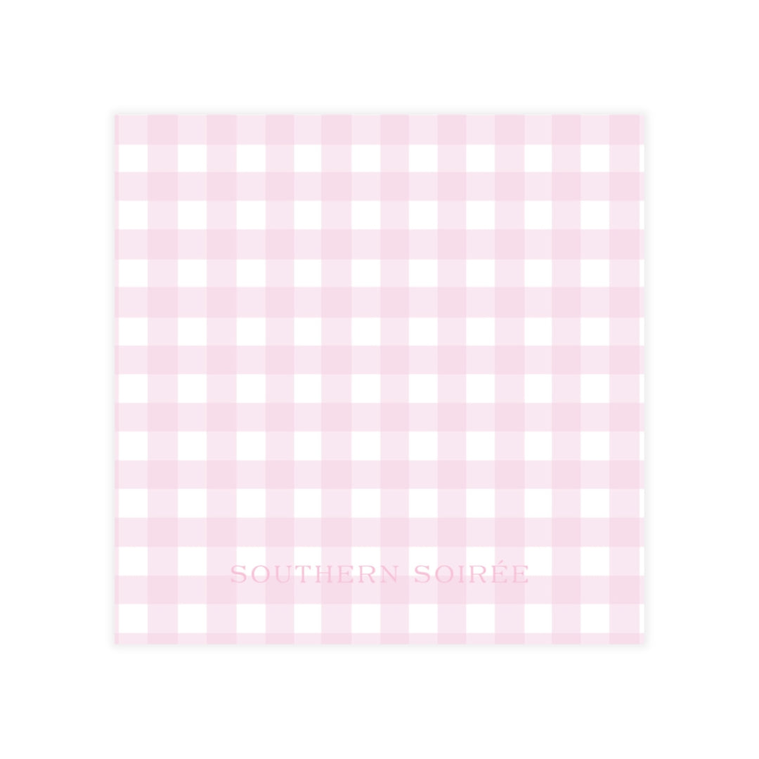 Pink Bow Square Enclosure Card