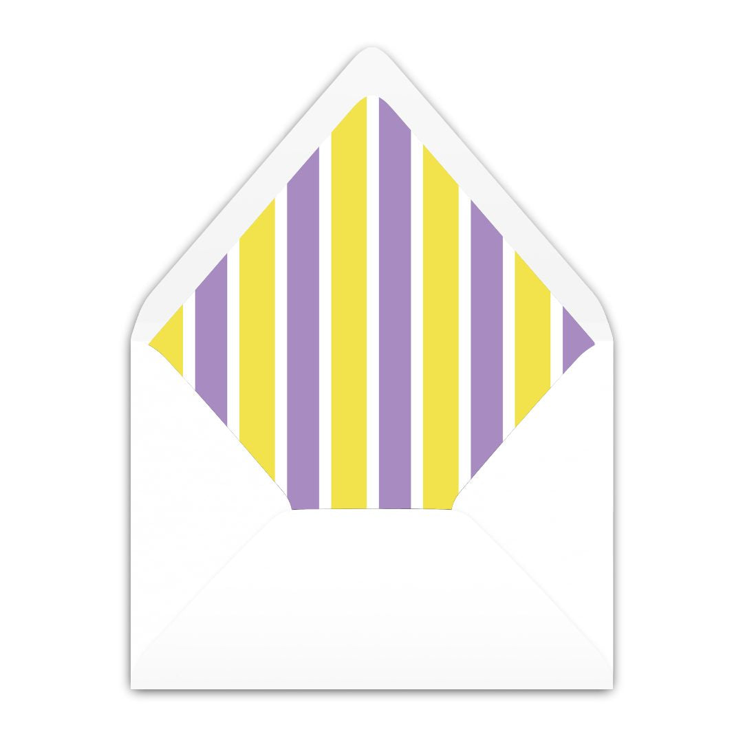 Purple and Gold Tailgate Tent Invitation