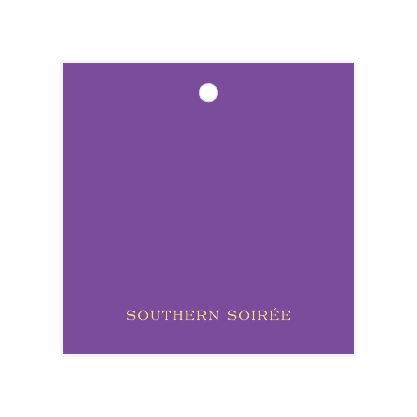 Tiger with Shades Square Gift Tag