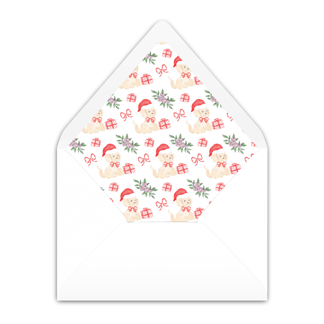 Christmas Puppy Party Invitation