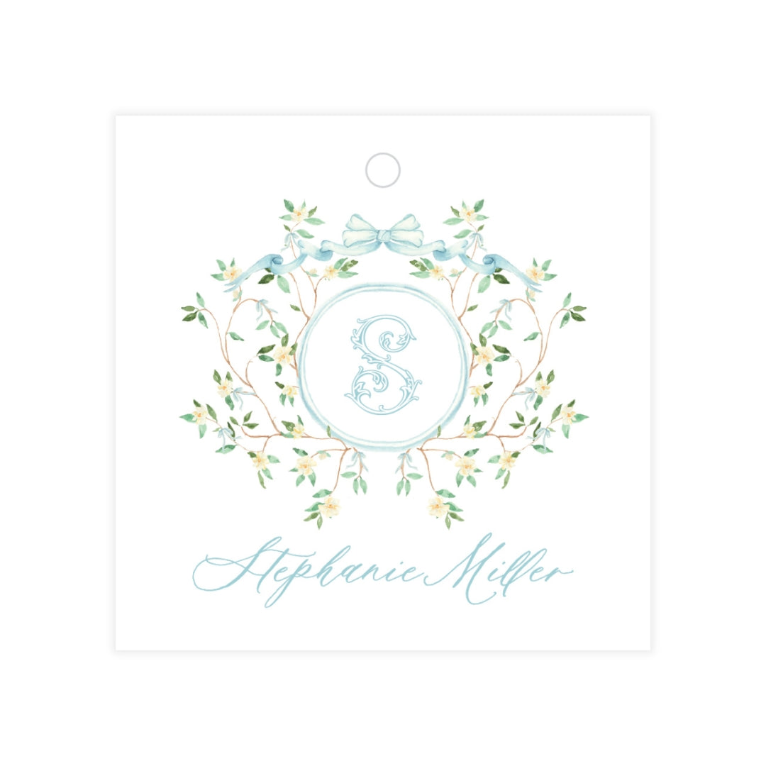 Magnolia Crest Gift Tag Square