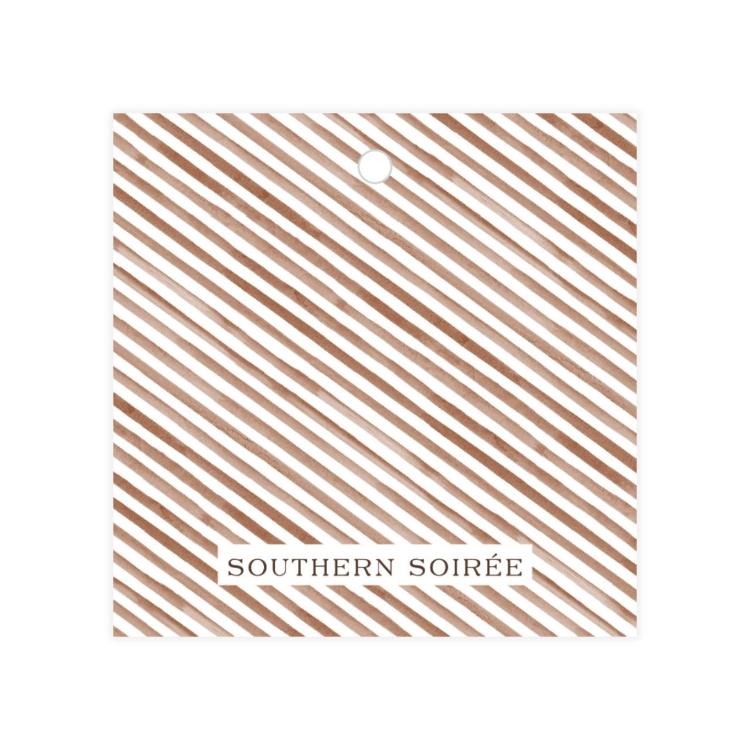 Football Square Gift Tag