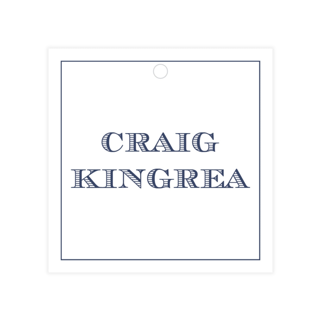 Chevalier Square Gift Tag