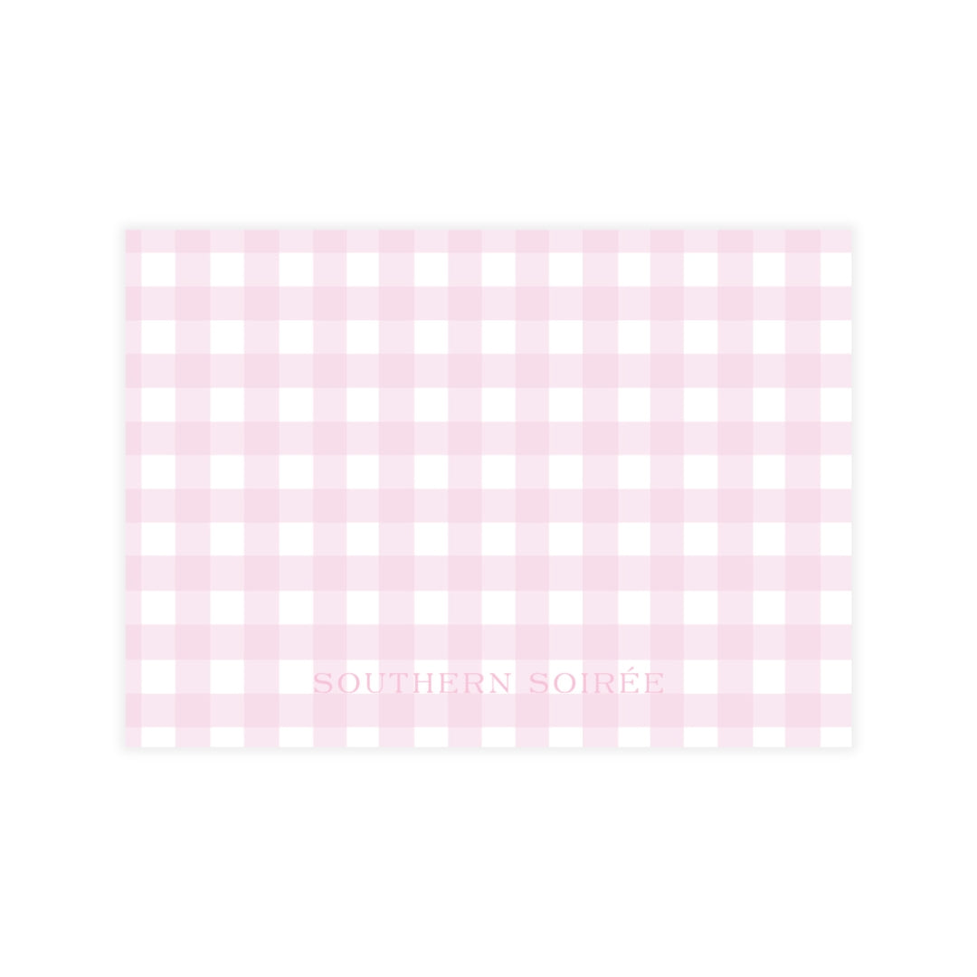 Pink Bow Enclosure Card