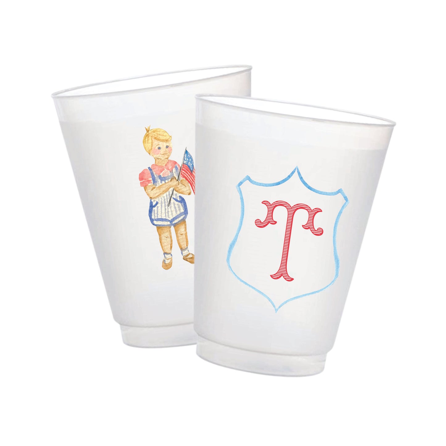 All American Boy Frosted Cup