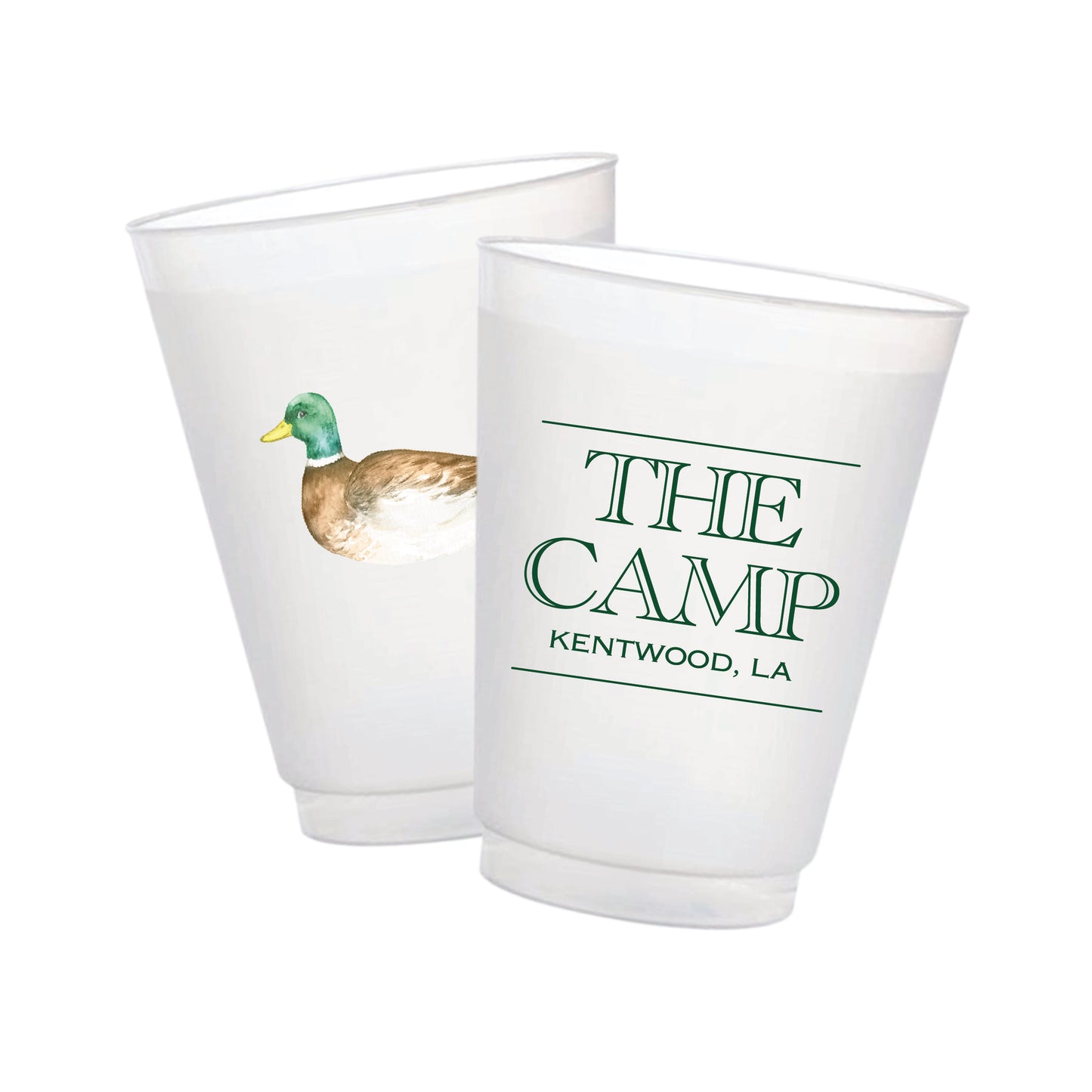 Duck Camp Frosted Cups