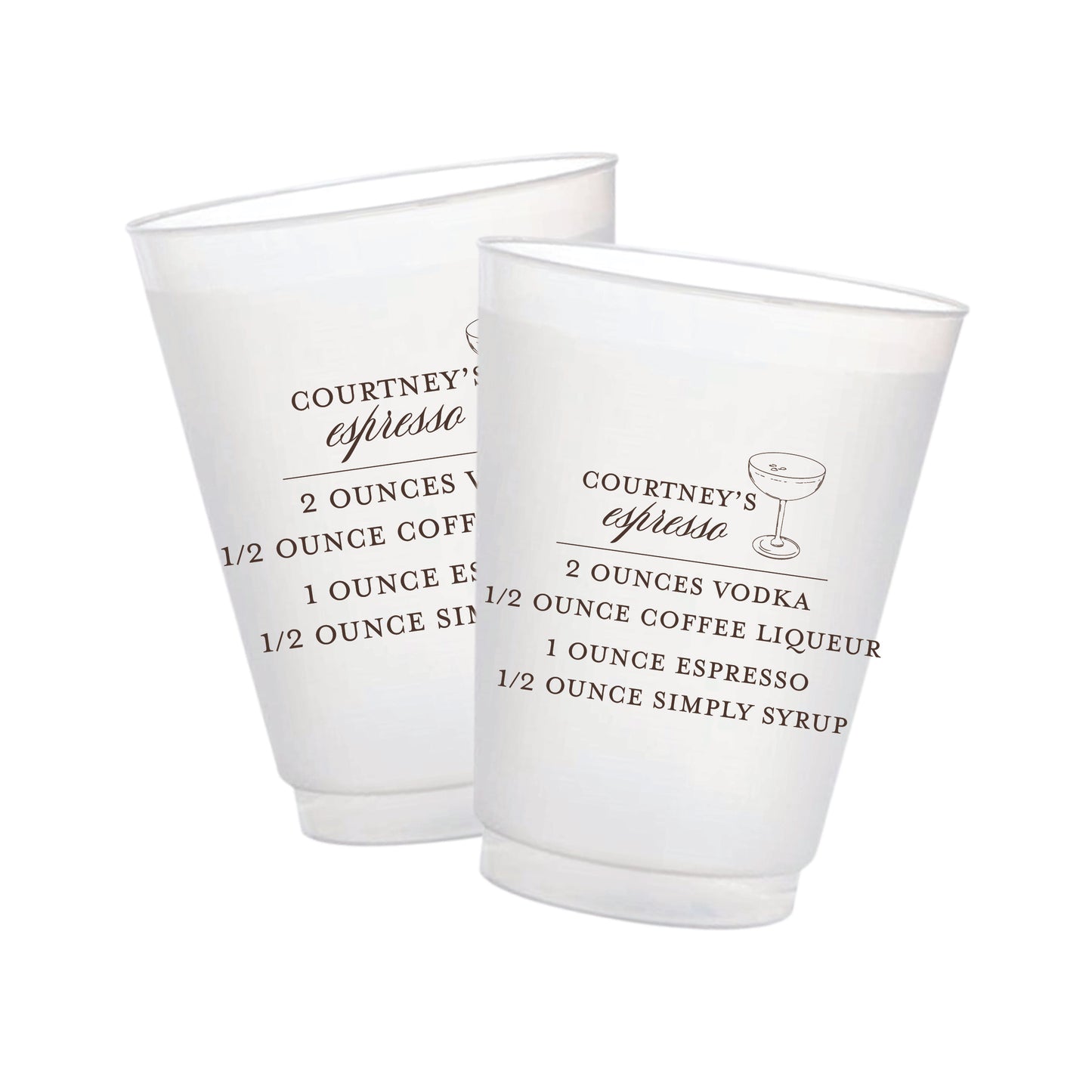 Espresso Martini Recipe Frosted Cups