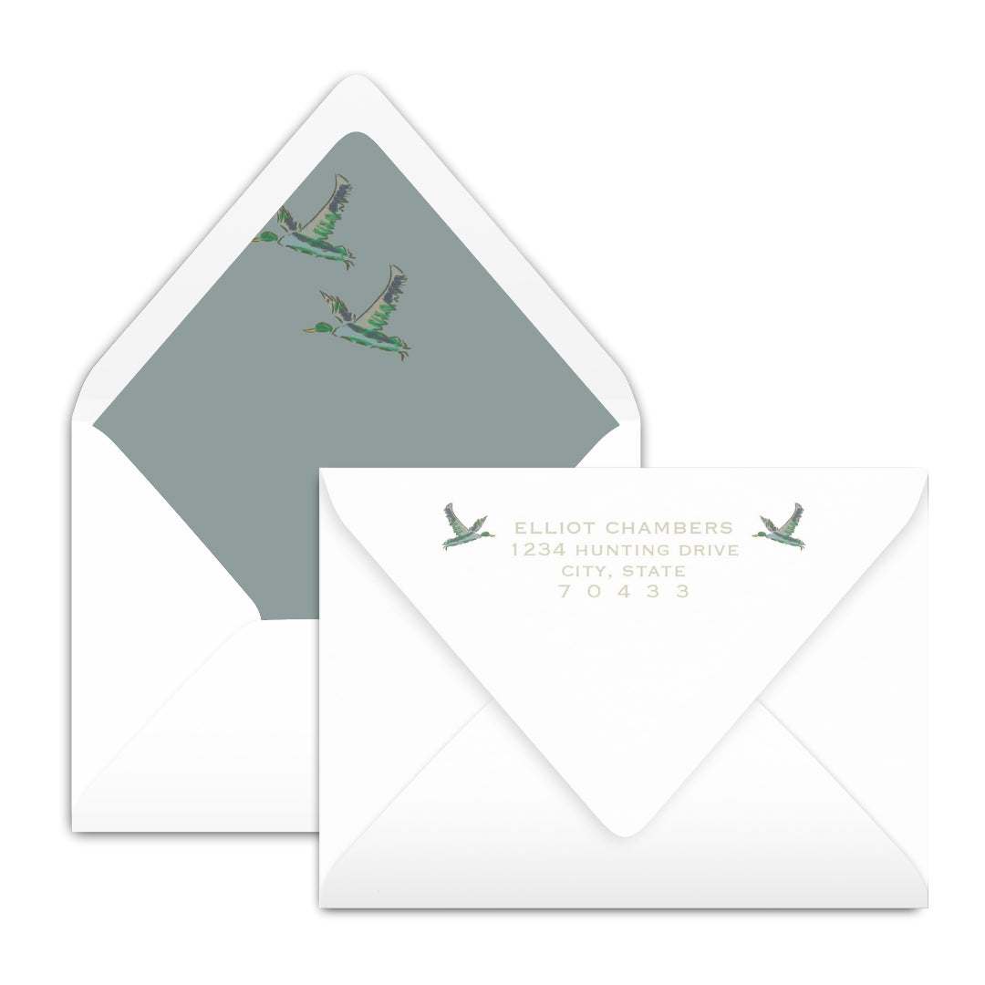 Duck Hunting Notecard