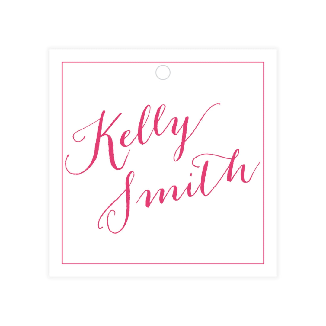 Simple Script Gift Tag
