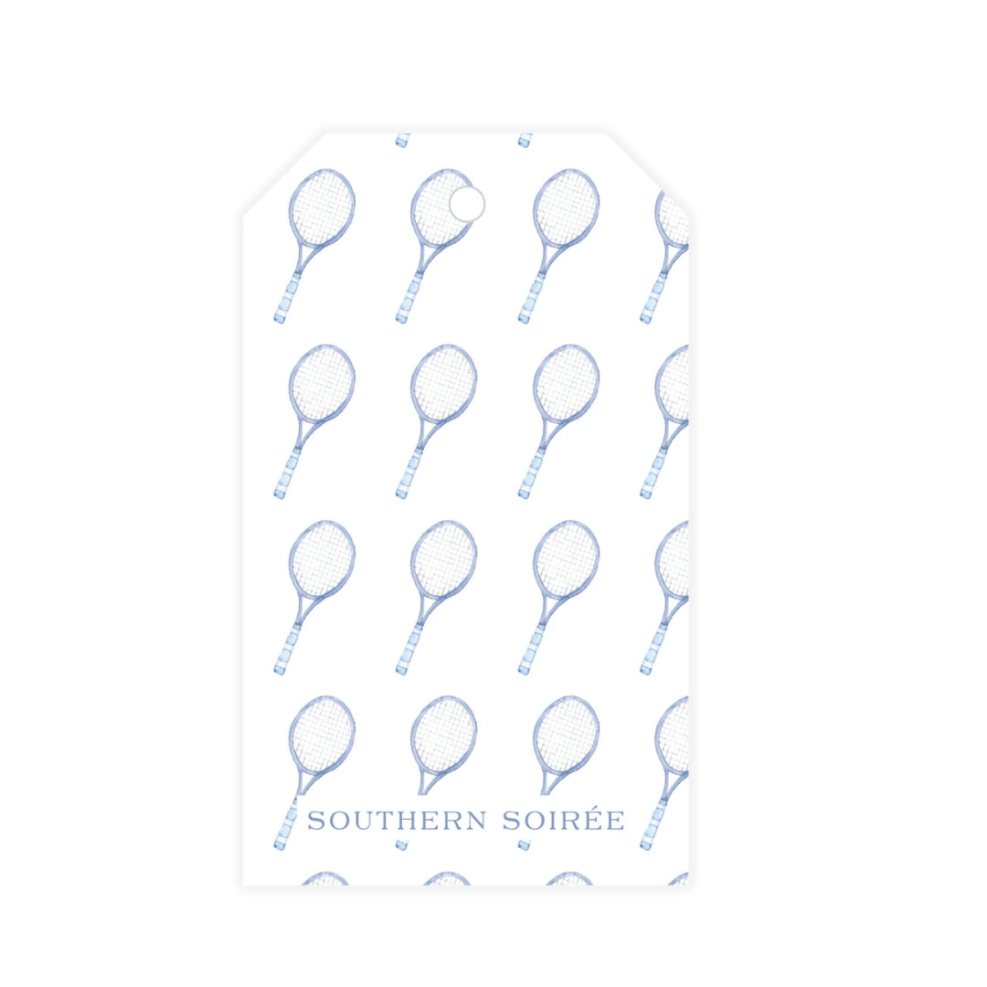 Tennis Racquet Gift Tag