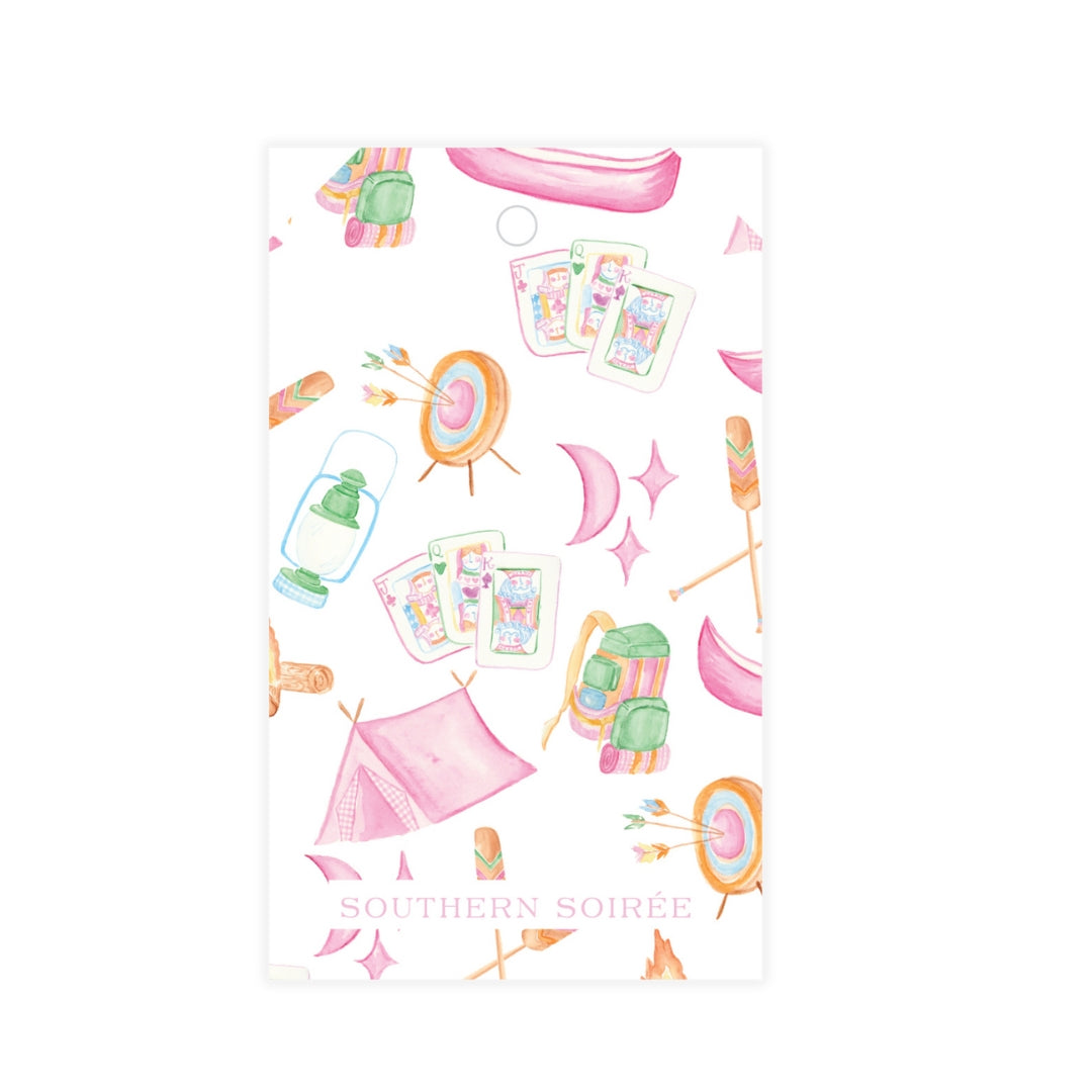 Glamping Girl Gift Tag