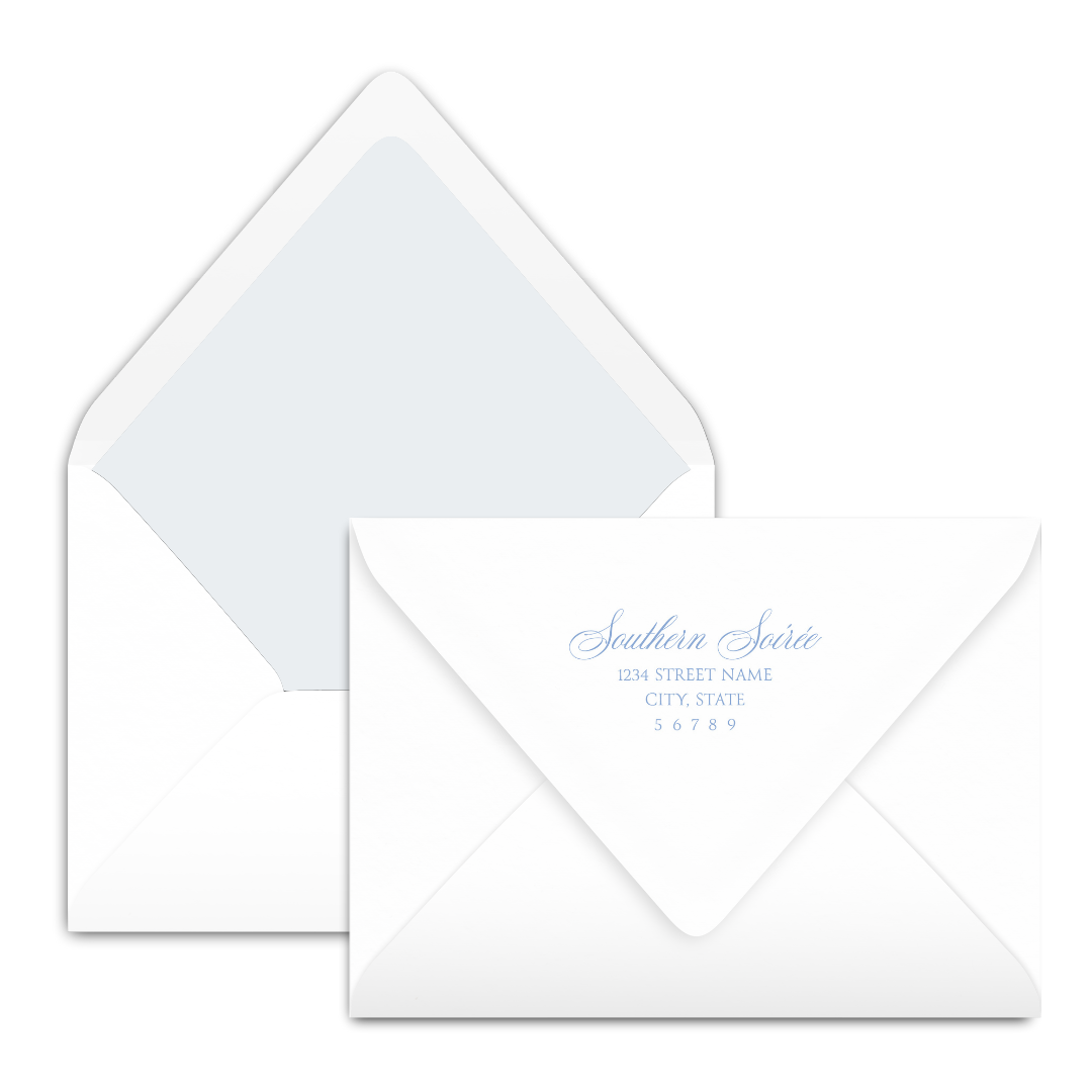 Margaret Blue Invitation