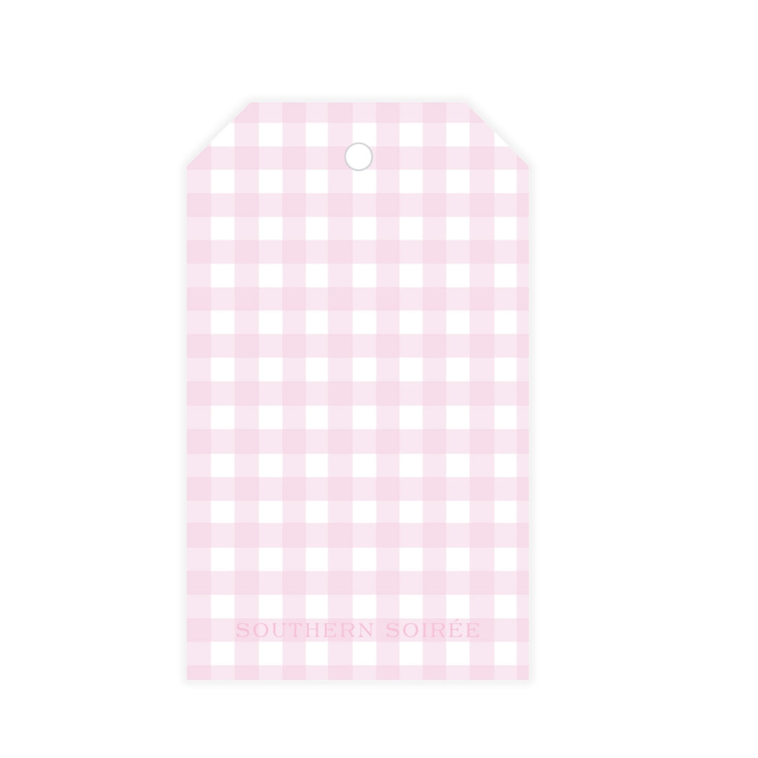 Pink Bow Gift Tag