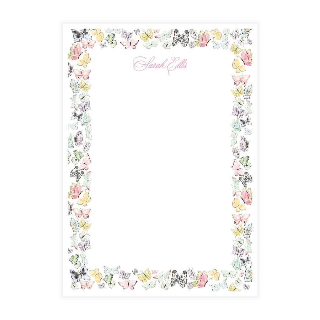 Butterfly Kisses Frame Notepad