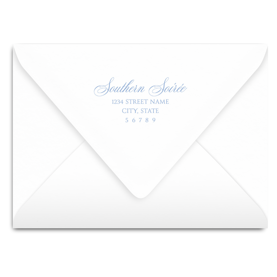 Margaret Blue Invitation