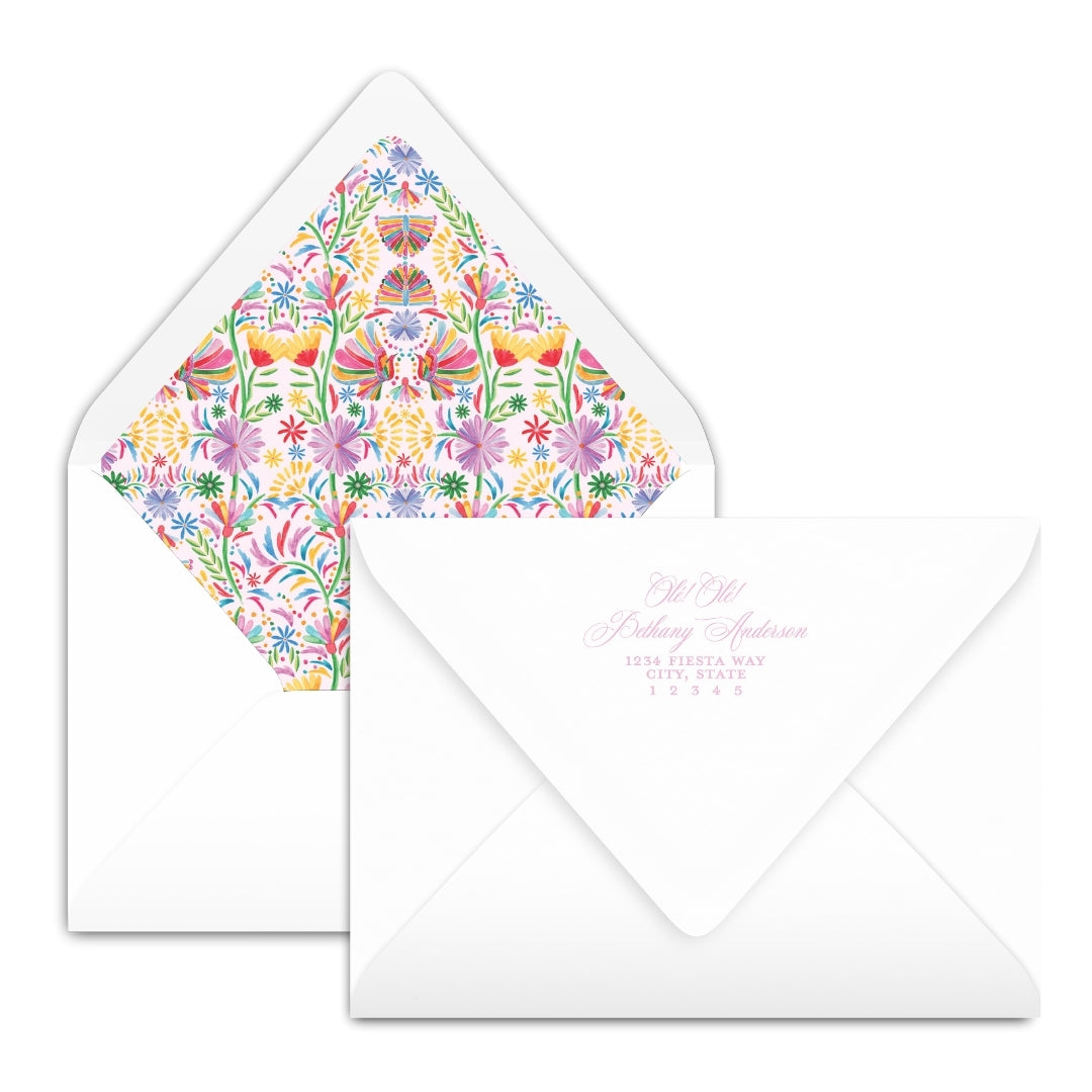 Olé Olé Fiesta Pink Invitation