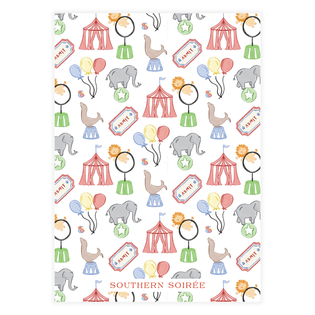 Classic Circus Invitation