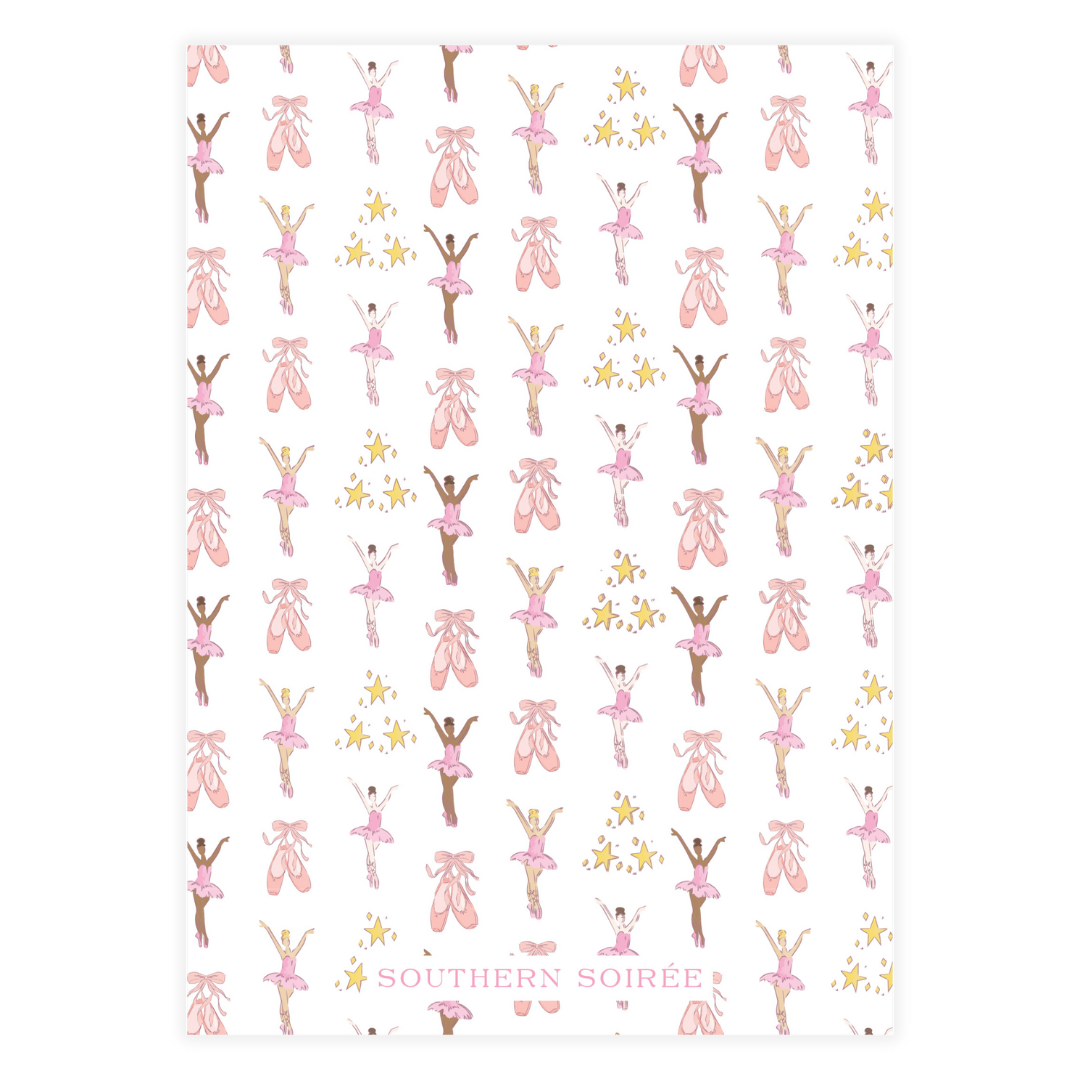 Pink Ballerina Birthday Invitation