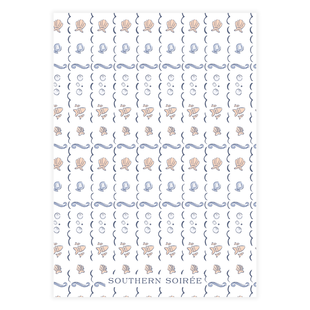Sea Soirée Crest Invitation
