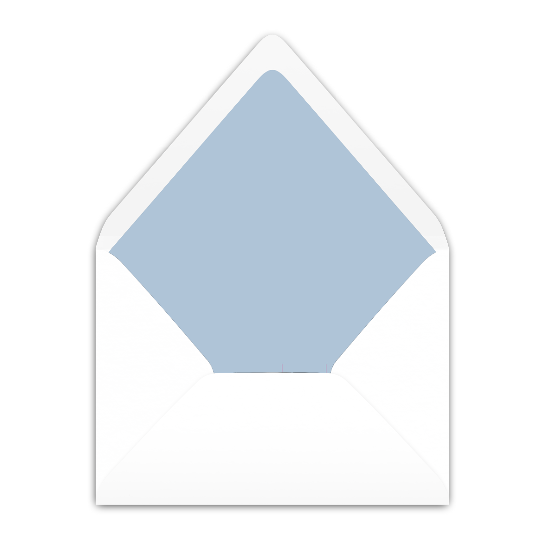 Chic Blue Carriage Invitation