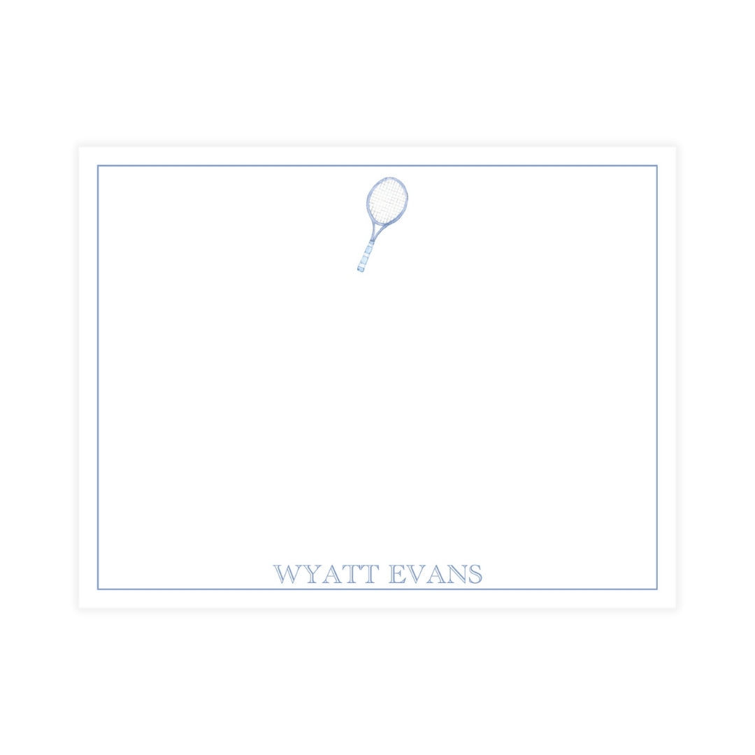 Tennis Racquet Notecard