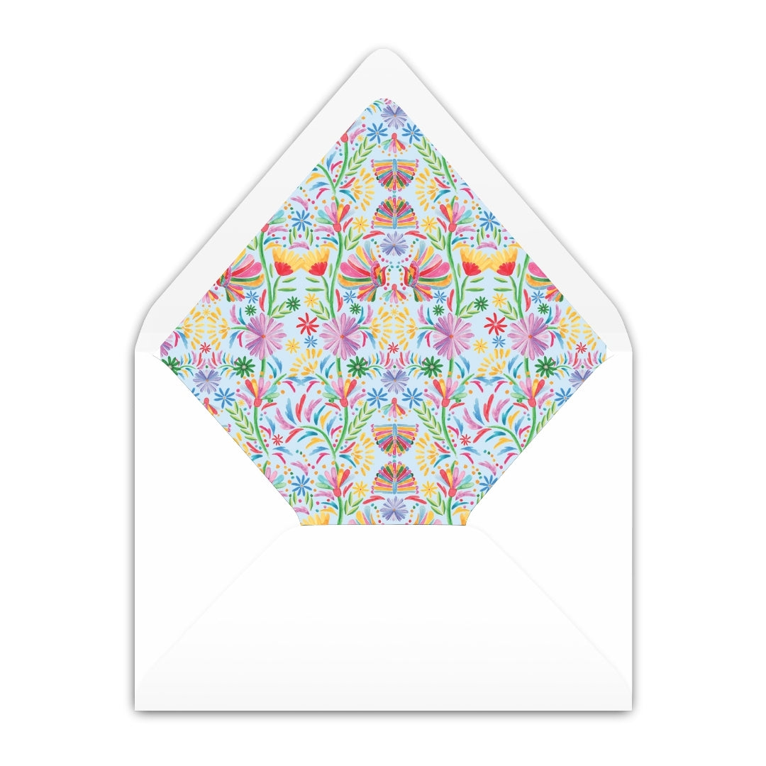 Olé Olé Fiesta Blue Invitation