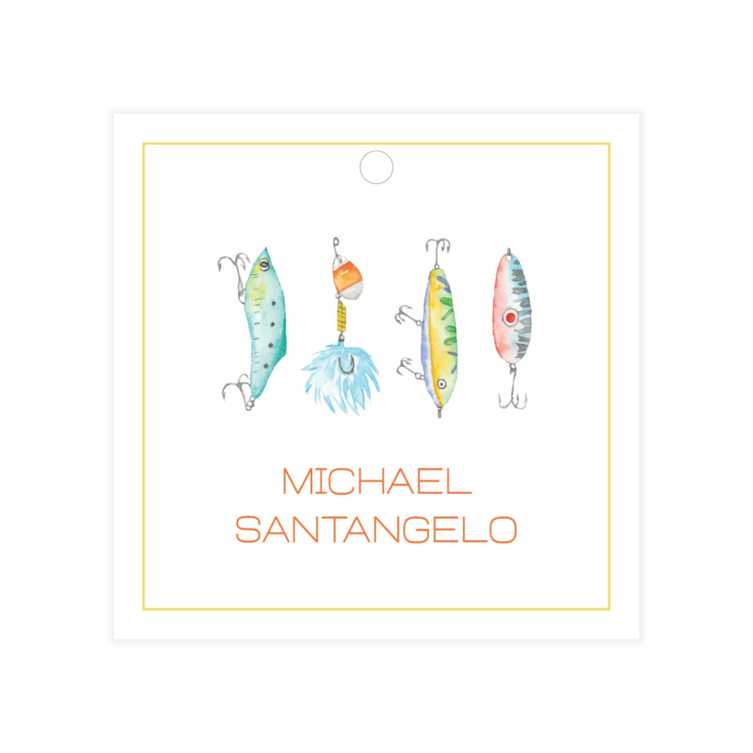 Fishing Lures Gift Tag
