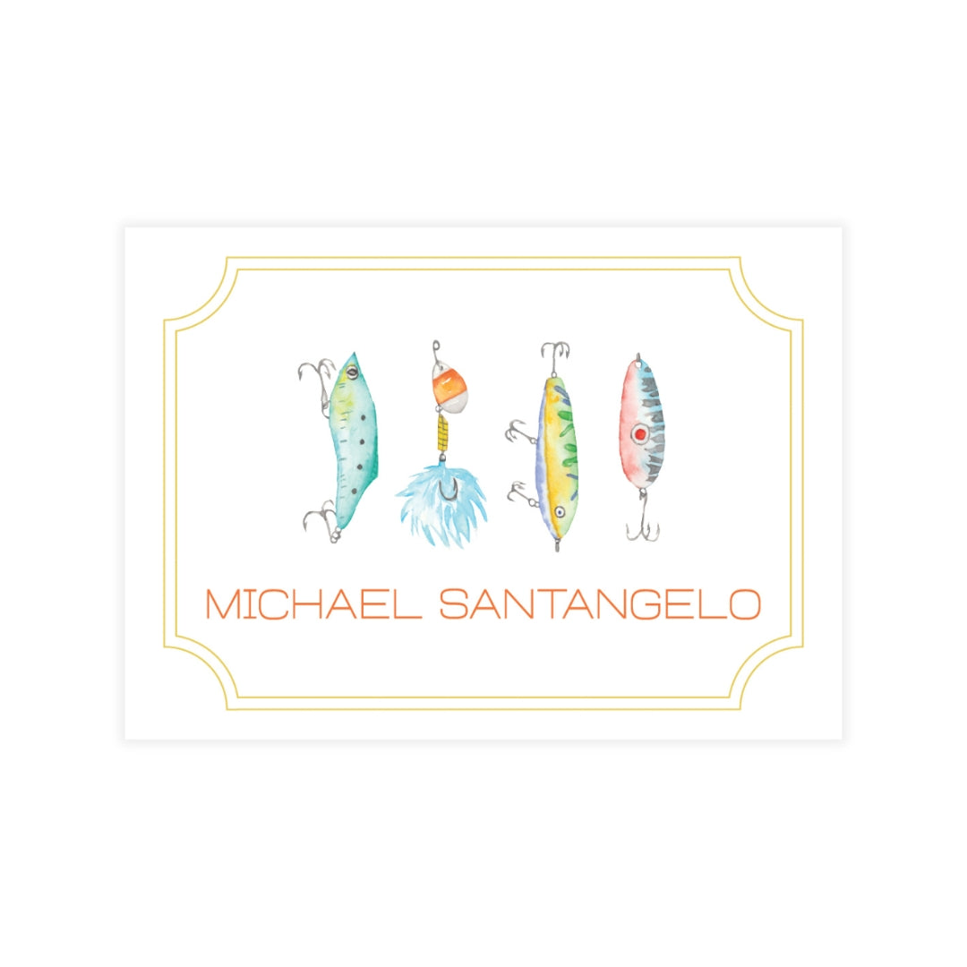 Fishing Lures Enclosure Card
