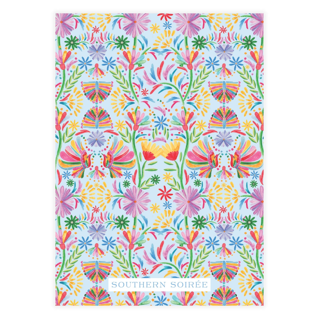 Olé Olé Fiesta Blue Invitation