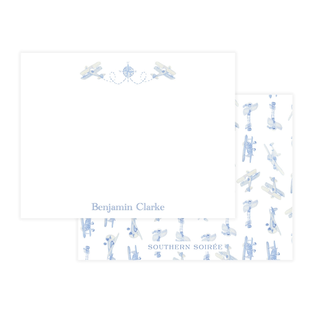 Airplane Crest Notecard