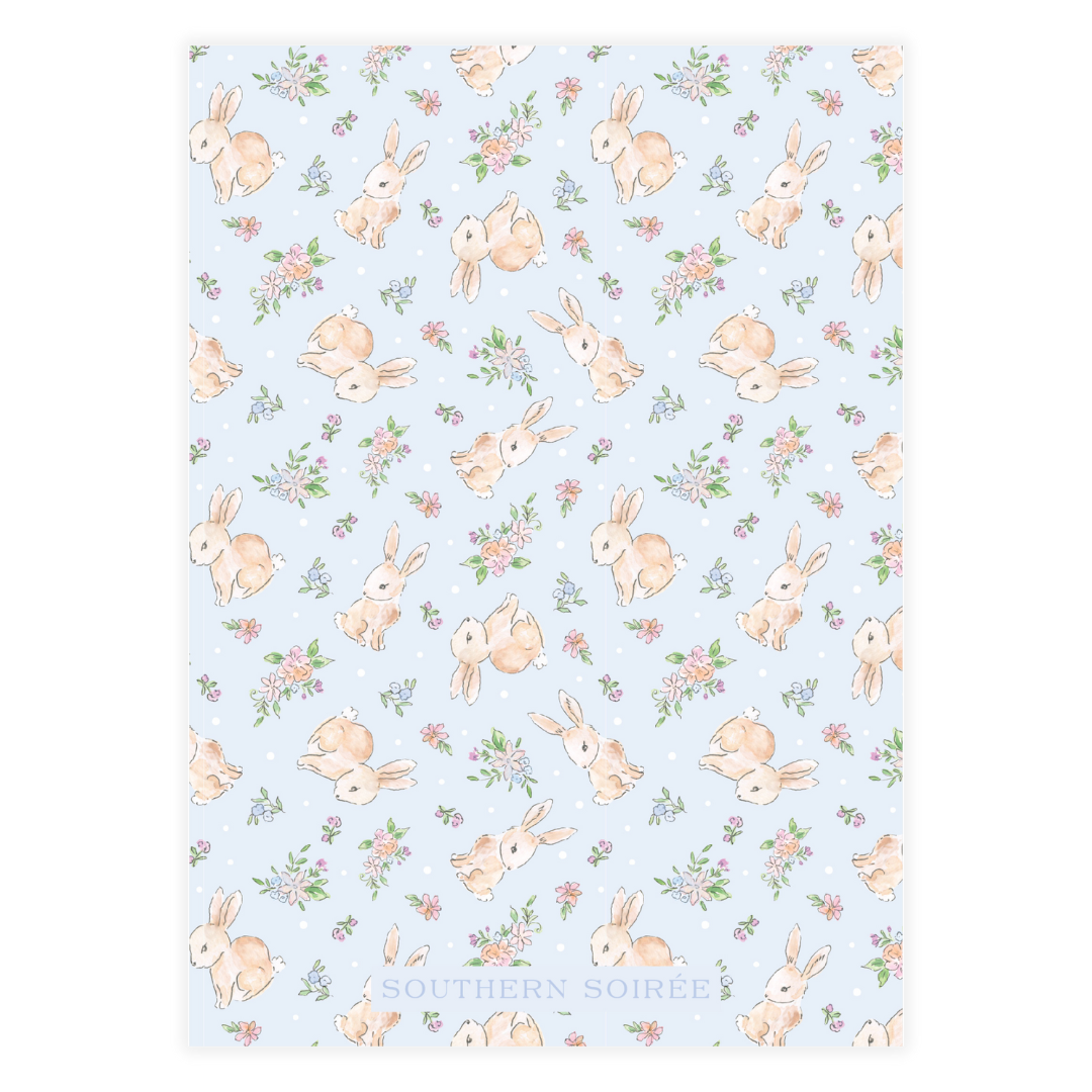 Spring has Sprung Blue Invitation
