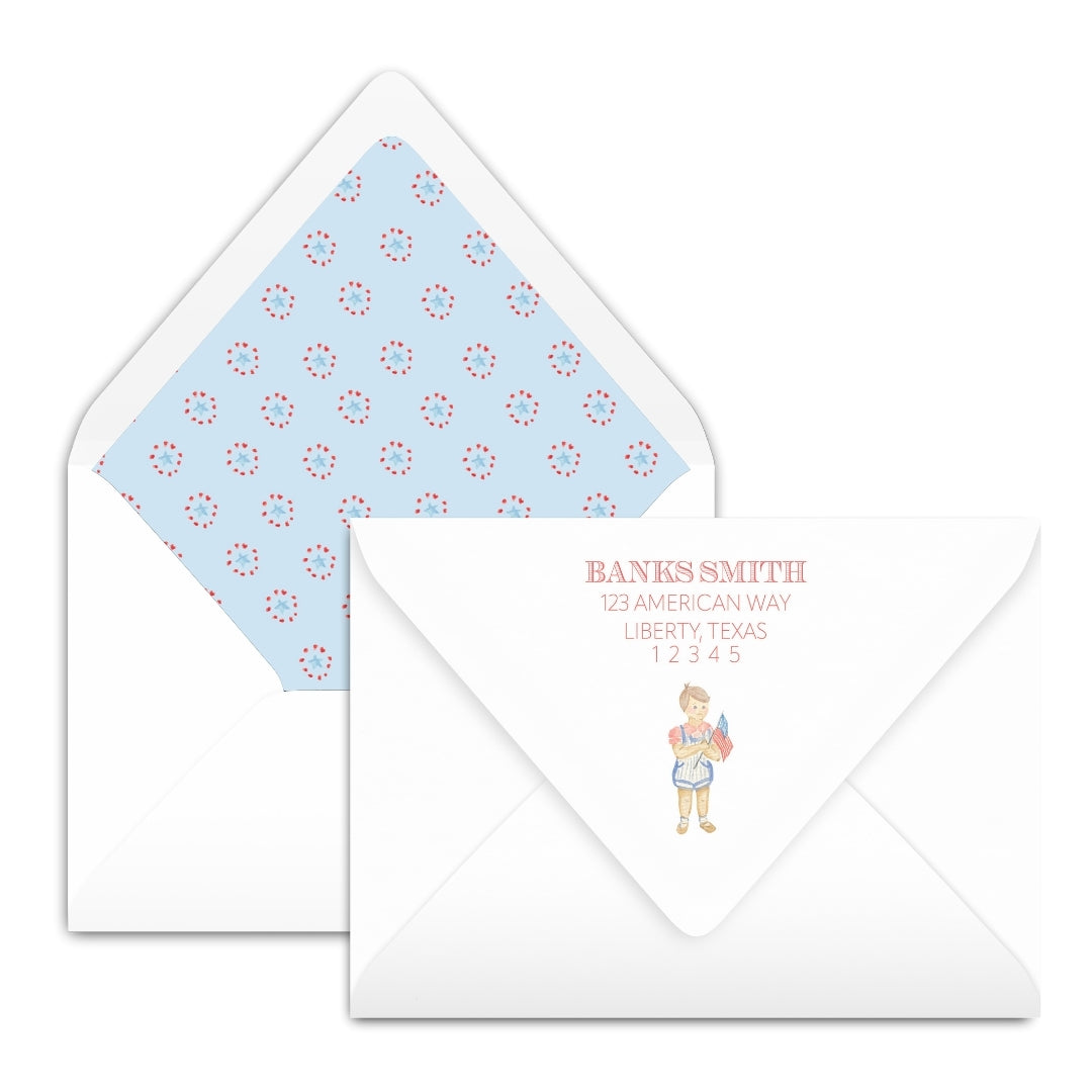 All-American Boy Birthday Invitation