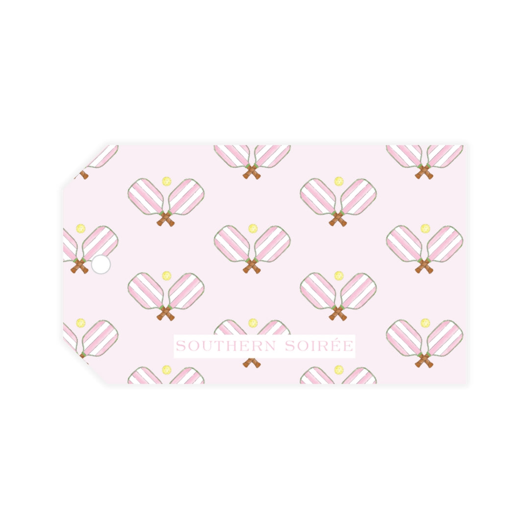 Pink Pickleball Gift Tag