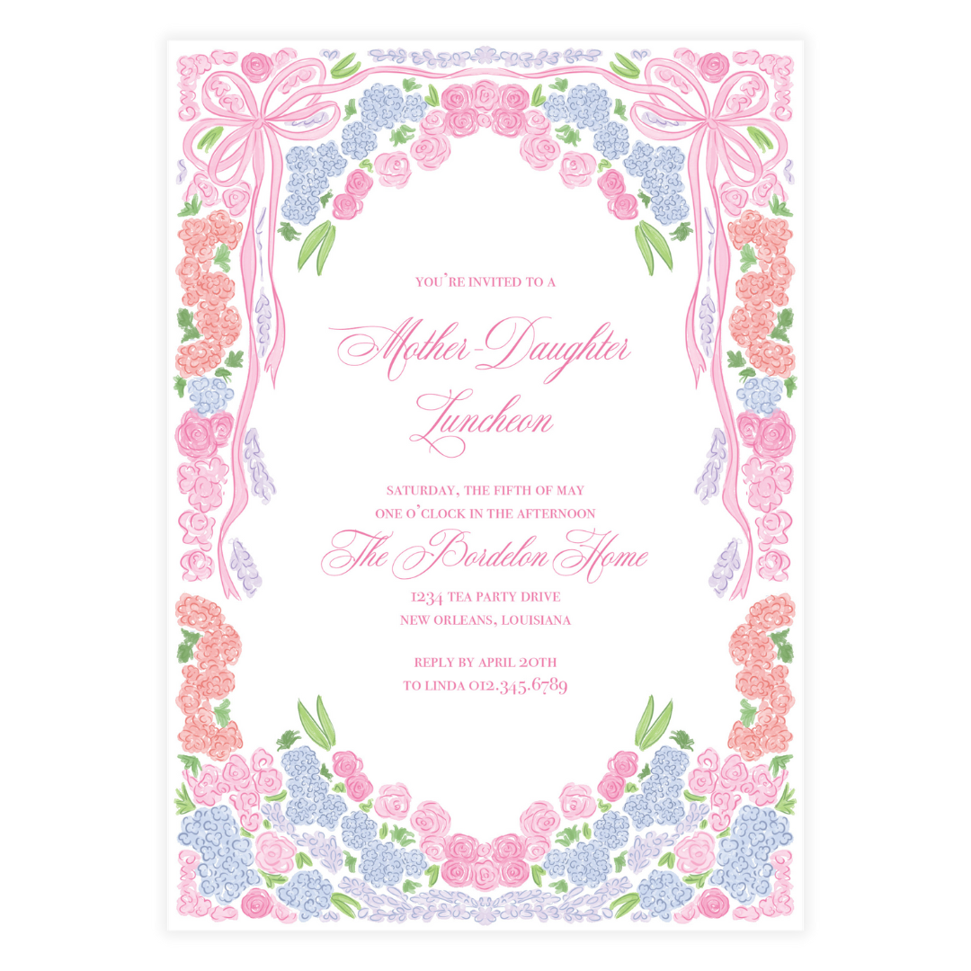 Full of Floral Invitation