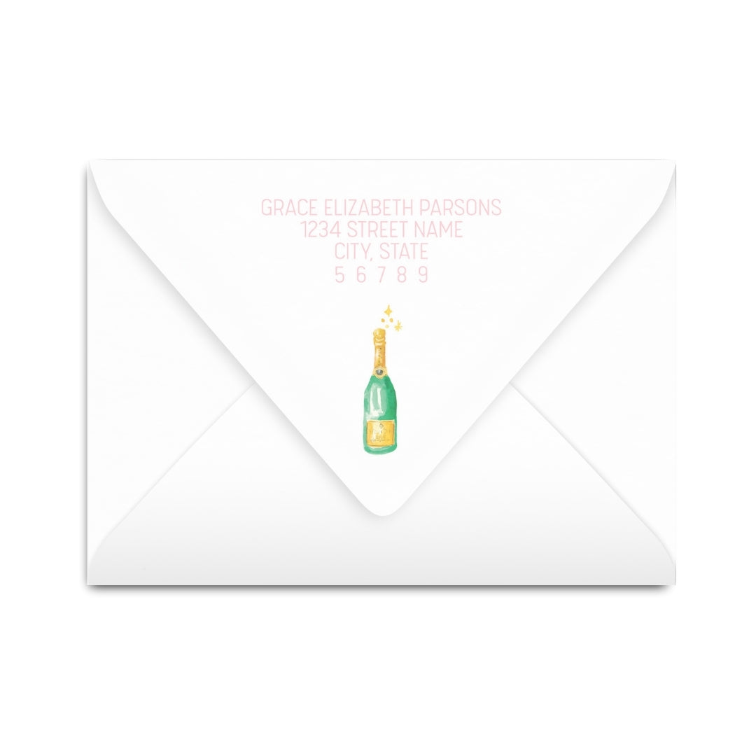 Poppin' Bottles Notecard