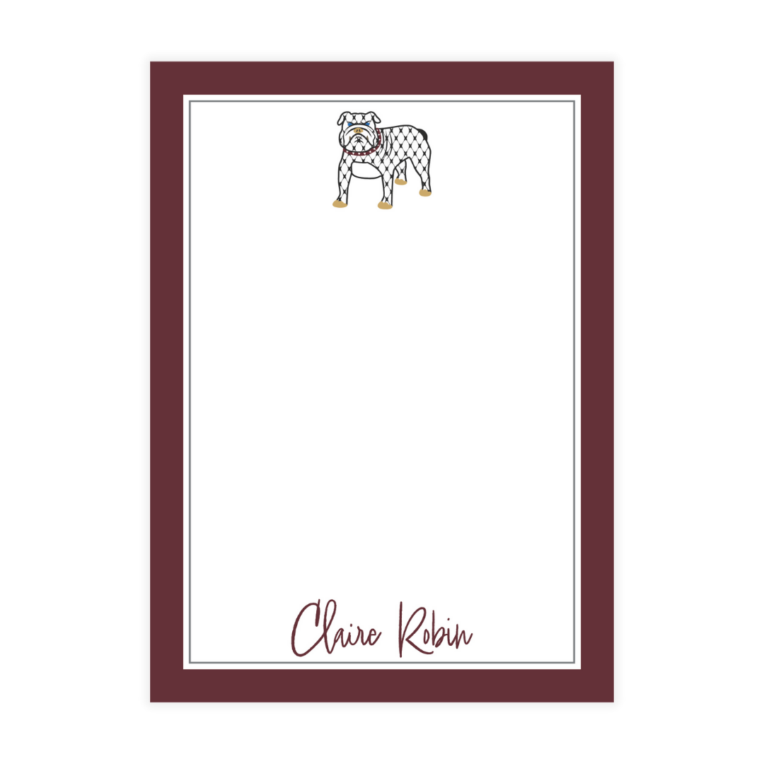 Bulldogs Notepad