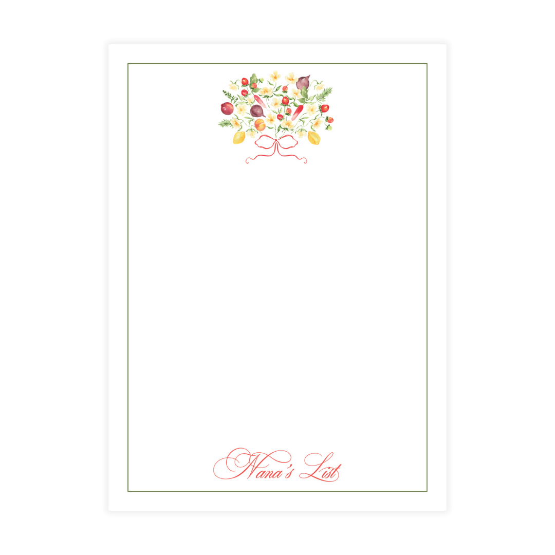 Market Daze Crest Notepad
