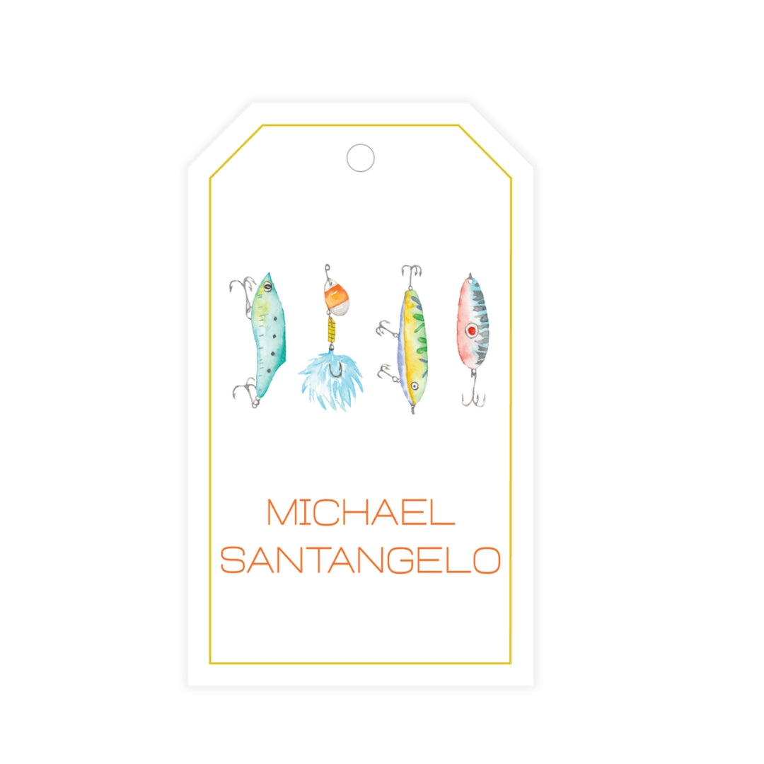 Fishing Lure Gift Tag