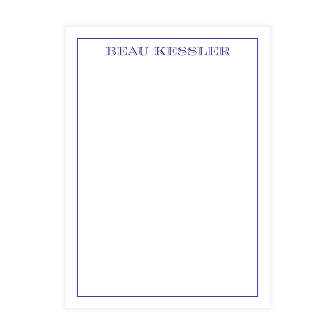 Purple Frame Notepad