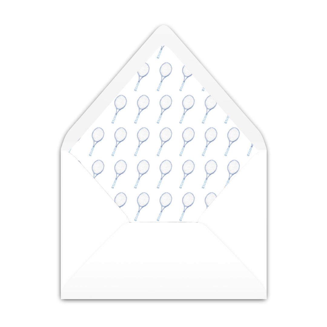 Tennis Racquet Notecard
